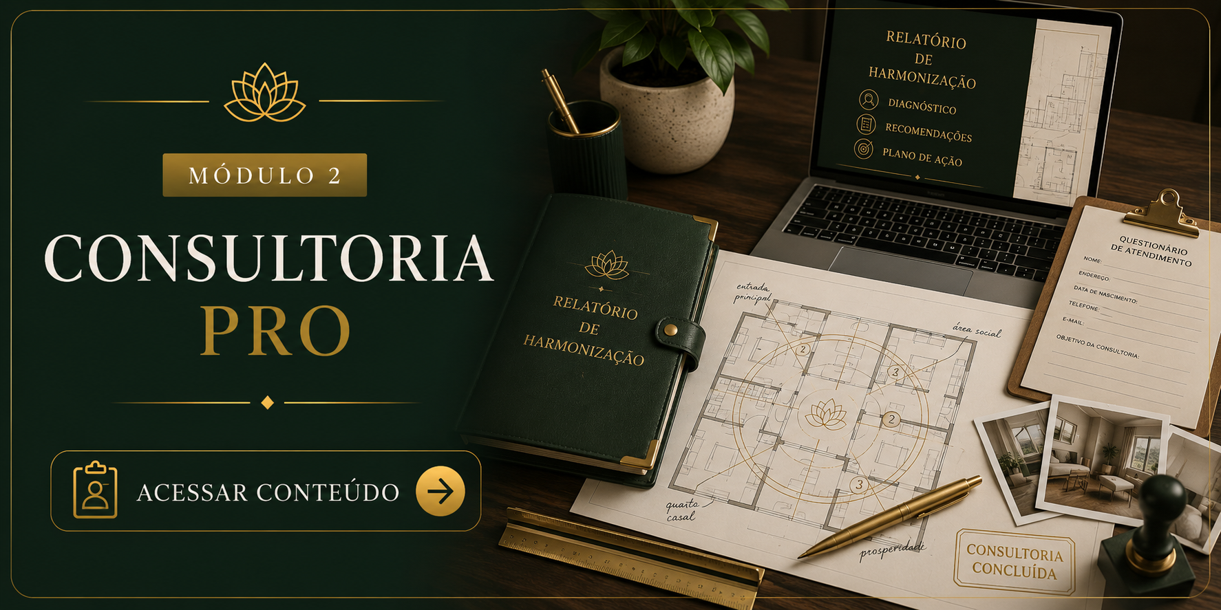 Capa do módulo Consultoria Pro no tablet