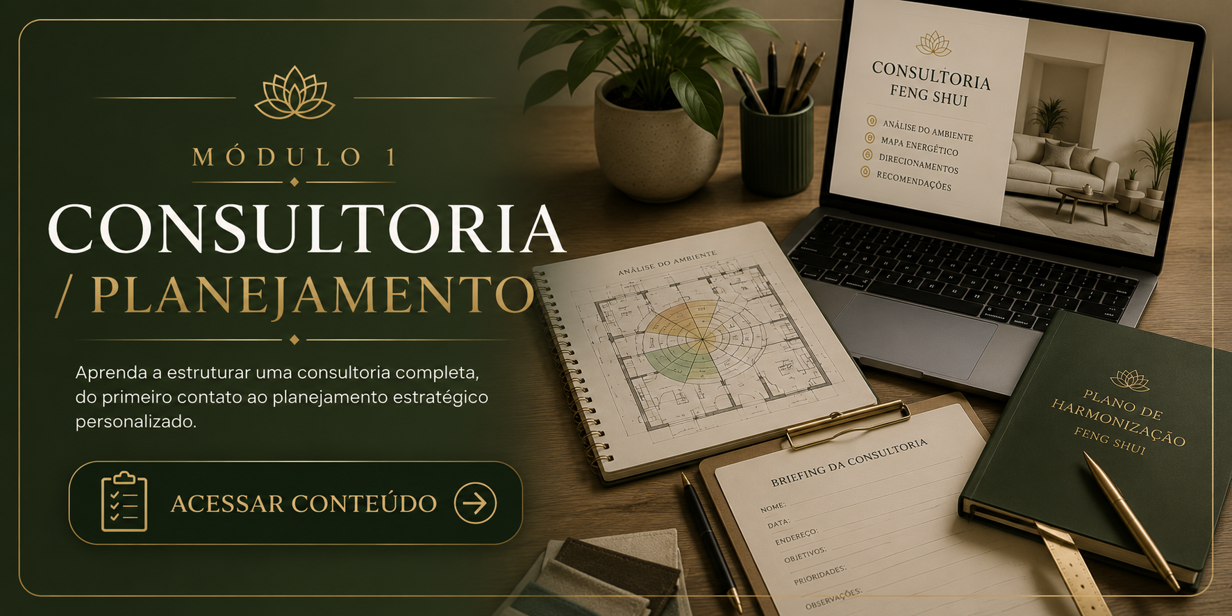 Planejamento e materiais para uma consultoria profissional