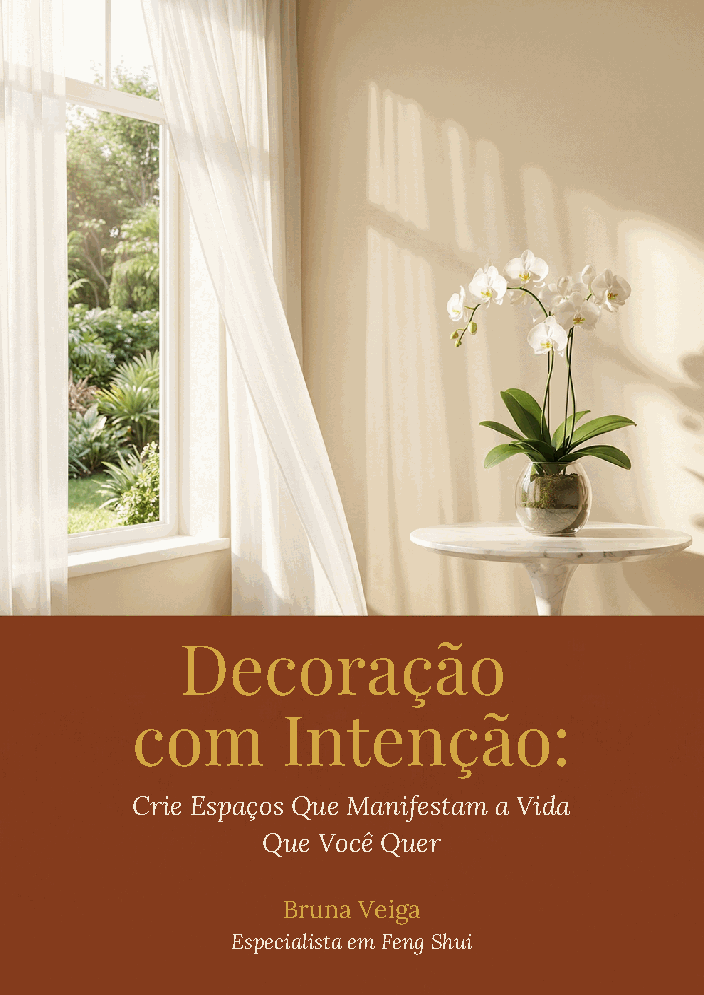Capa completa do livro digital Decoração com Intenção em um tablet vertical